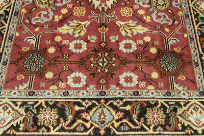 Tribal Floral Serapi Wool Hand Knotted Rug 6X9 - w20269
