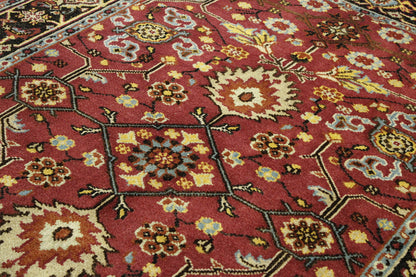 Tribal Floral Serapi Wool Hand Knotted Rug 6X9 - w20269