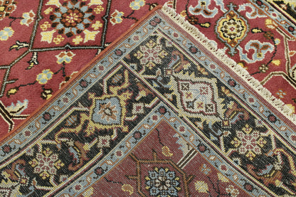 Tribal Floral Serapi Wool Hand Knotted Rug 6X9 - w20269