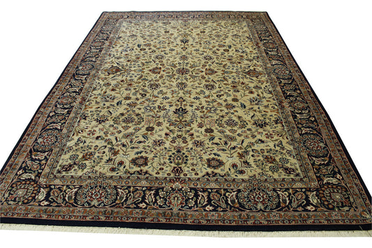 Traditional Farahan Design Wool Hand Knotted Rug 6X9 - w2238
