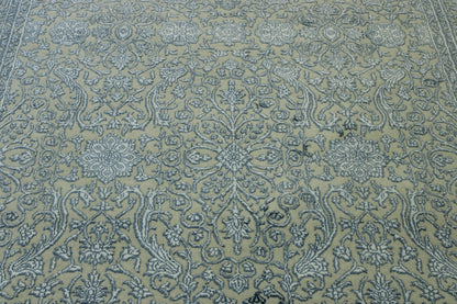 Traditional Fine Haji Jalili Wool/silk Hand Knotted Rug 6X9 - w20064