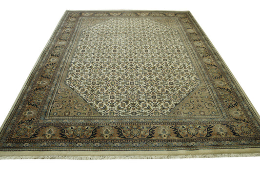 Traditional Indo Bidjar Wool Hand Knotted Rug 6X9 - w2226
