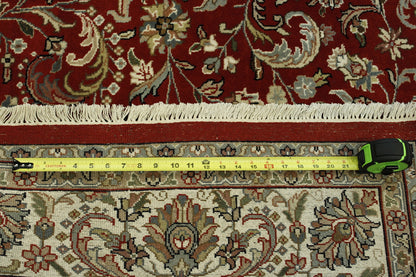 Traditional Indo Heraki Wool Hand Knotted Rug 6X9 - w2234