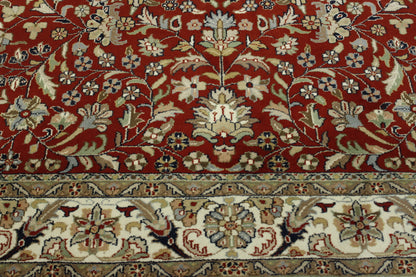 Traditional Indo Mahal Wool Hand Knotted Rug 6X9 - w2240