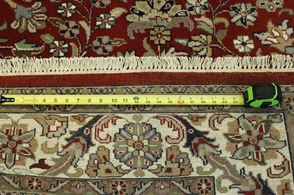 Traditional Indo Mahal Wool Hand Knotted Rug 6X9 - w2240