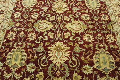 Traditional Fine Zigler Wool Hand Knotted Rug 6X9 - w2260