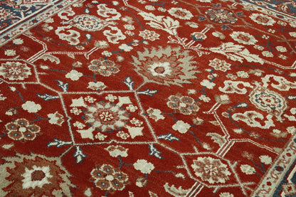 Traditional Sherapi Wool Hand Knotted Rug 6X9 - w20267