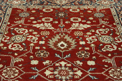 Traditional Sherapi Wool Hand Knotted Rug 6X9 - w20267