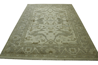 Traditional Zigler Wool/silk Hand Knotted Rug 6X9 - W20346