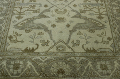 Traditional Zigler Wool/silk Hand Knotted Rug 6X9 - W20346