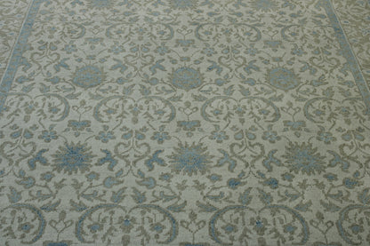 Tribal Silky Zigler Wool Hand Knotted Rug 6X9 - w2222