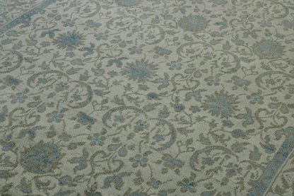 Tribal Silky Zigler Wool Hand Knotted Rug 6X9 - w2222