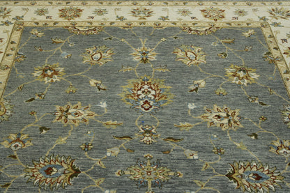 Oushak Zigler Wool Hand Knotted Rug 6X9 - w20130