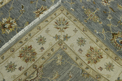 Oushak Zigler Wool Hand Knotted Rug 6X9 - w20130