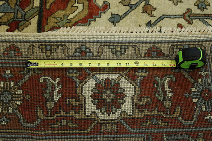 Oushak Antique Sherapi Wool Hand Knotted Rug 6X9 - w20106