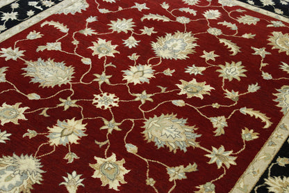 Tribal Agra Zigler Wool Hand Knotted Rug 6X9 - w20124
