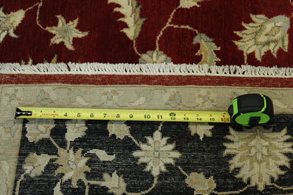 Tribal Agra Zigler Wool Hand Knotted Rug 6X9 - w20124