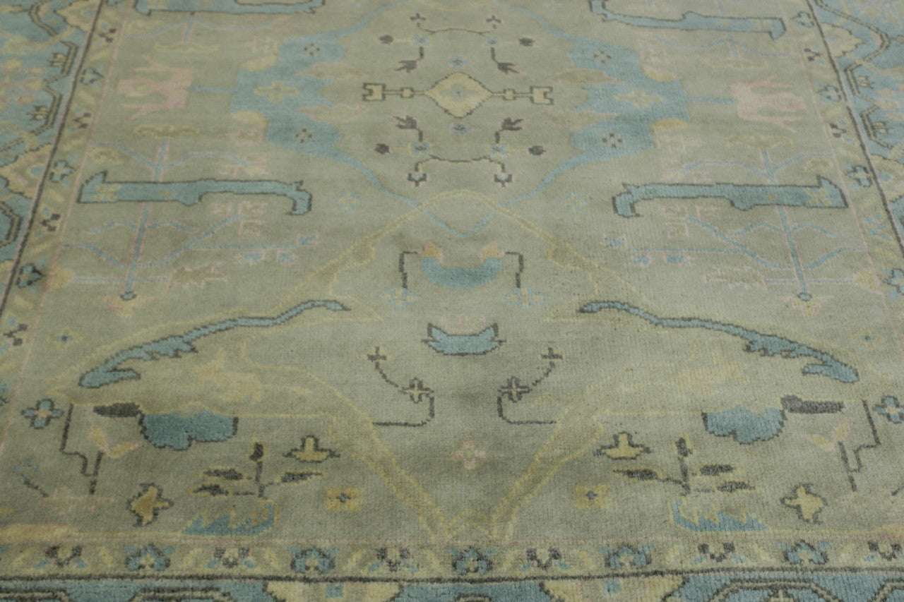 Traditional Zigler Wool Hand Knotted Rug 6X9 - w20347