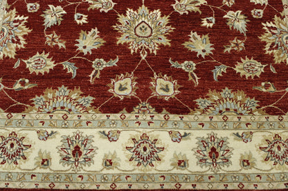 Traditional Agra Zigler Wool Hand Knotted Rug 6X9 - w20125