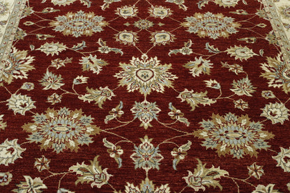 Traditional Agra Zigler Wool Hand Knotted Rug 6X9 - w20125