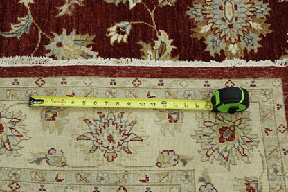 Traditional Agra Zigler Wool Hand Knotted Rug 6X9 - w20125