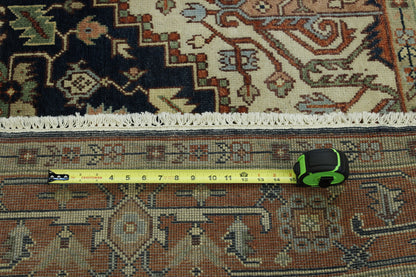 Traditional Antique Sherapi Wool Hand Knotted Rug 6X9 - w20097