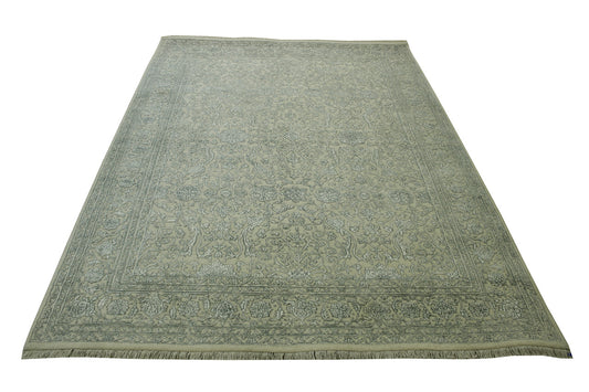 Traditional Haji Jalili Wool Hand Knotted Rug 6X9 - w20065