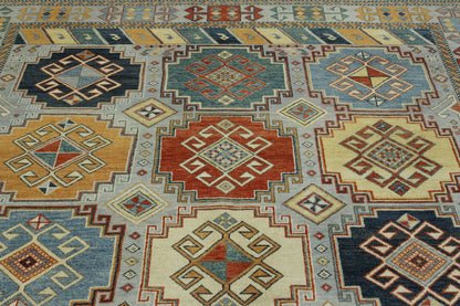 Traditional Khorzin Wool Hand Knotted Rug 6X9 - b-134