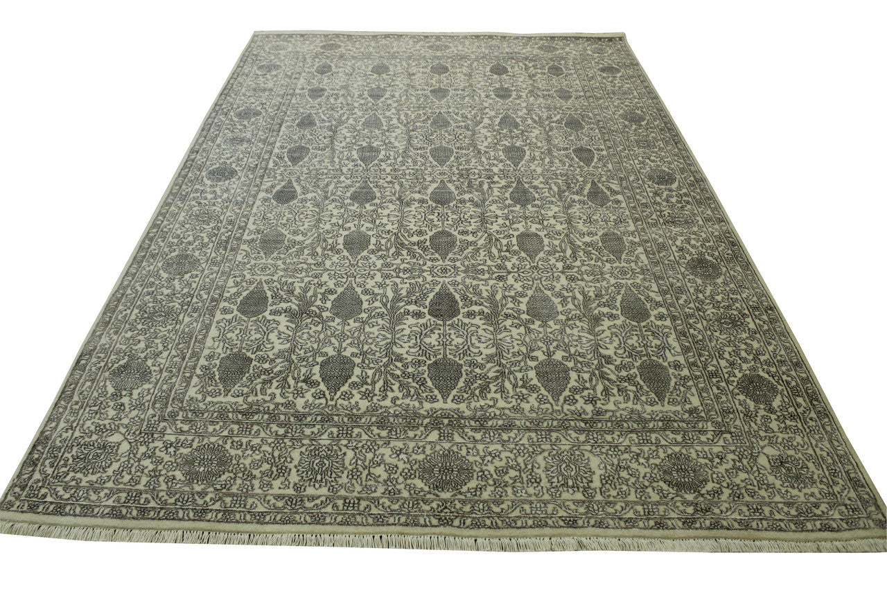 Traditional Haji Jalili Wool Hand Knotted Rug 6X9 - W20067