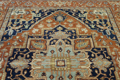 Traditional Antique Sherapi Wool Hand Knotted Rug 6X9 - W20101