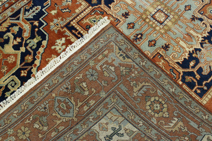 Traditional Antique Sherapi Wool Hand Knotted Rug 6X9 - W20101