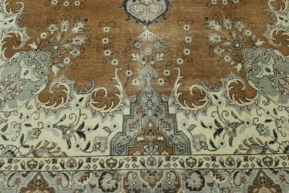 Tribal Vintage Tabriz Wool Hand Knotted Rug 6X9 - w2232