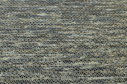 Modern Grass Design Wool Hand Knotted Rug 6X9 - W2164