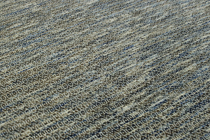 Modern Grass Design Wool Hand Knotted Rug 6X9 - W2164