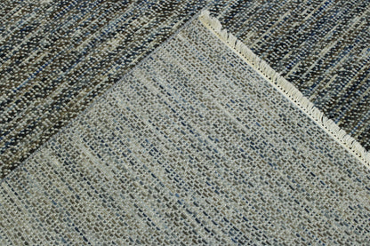 Modern Grass Design Wool Hand Knotted Rug 6X9 - W2164