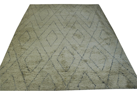 Tribal Moroccan Tulu Design Wool Hand Knotted Rug 6X9 - w2220