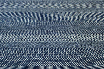 Modern Grass Design Wool/silk Hand Knotted Rug 6X9 - w2081