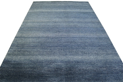 Modern Grass Design Wool/silk Hand Knotted Rug 6X9 - w2081