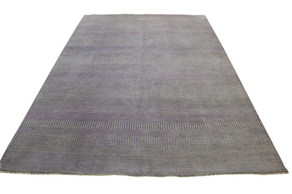 Modern Grass Design Wool Hand Knotted Rug 6X9 - w2082