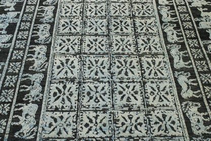 Tribal Sumack Wedding Design Wool/silk Hand Knotted Rug 6X9 - w2221