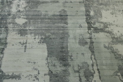 Modern Abstract Design Viscose Hand loom Rug 5.0X8.0 - w2058