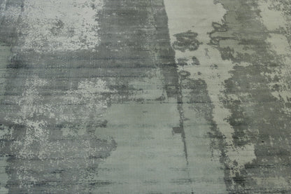 Modern Abstract Design Viscose Hand loom Rug 5.0X8.0 - w2058