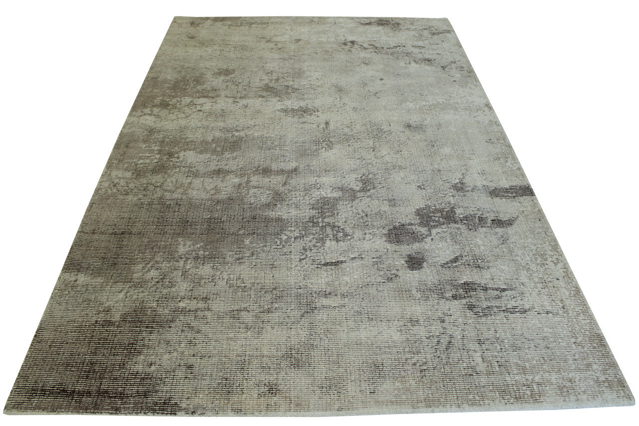 Modern Abstract Design Viscose Hand loom Rug 5.0X8.0 - w2061