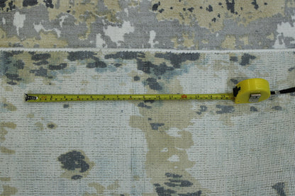 Modern Abstract Design Viscose Hand Loom Rug 5.0X8.0 - w5127