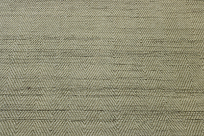 Modern Natural Lowpile Wool Hand Knotted Rug 5.0X8.0 - w3061
