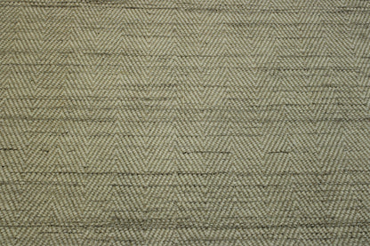 Modern Natural Lowpile Wool Hand Knotted Rug 5.0X8.0 - w3061