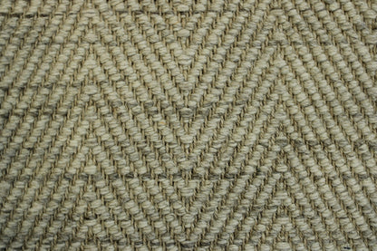 Modern Natural Lowpile Wool Hand Knotted Rug 5.0X8.0 - w3061
