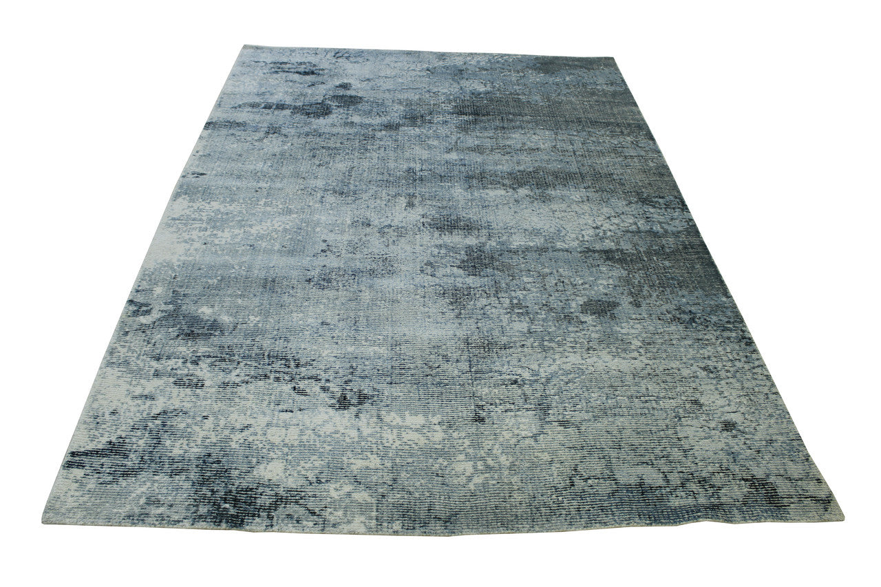 Modern Abstract Design Viscose Hand Loom Rug 5.0X8.0 - W2063