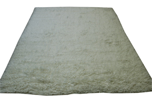 Modern Flokati Tulu Wool Hand Knotted Rug 5.0X8.0 - w20039