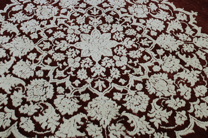 Modern Vintage Star Design Wool/silk Hand Knotted Rug 5.0X8.0 - w2267